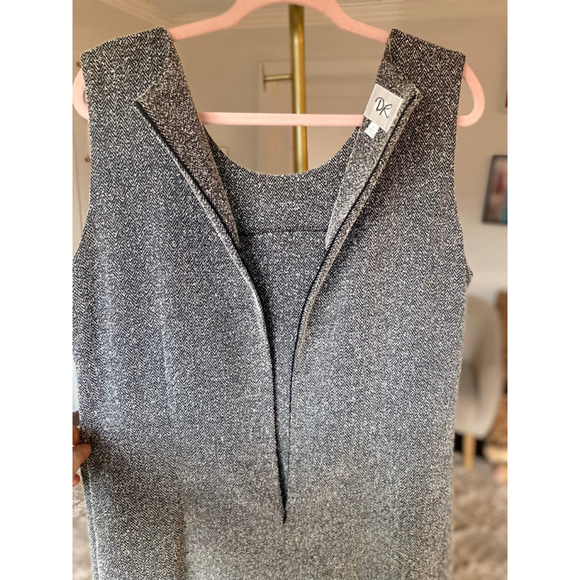 DR Thick Knit Maxi Dress 16 Herringbone Holiday Old Money Quiet Luxury - Picture 5 of 8